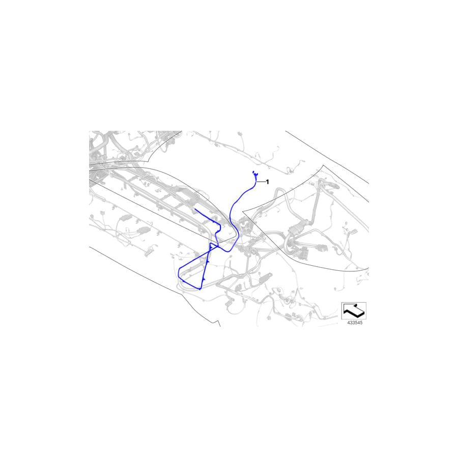 Genuine BMW 61116826499 Antenna Cable Gps L=4163mm (Inc. i8)