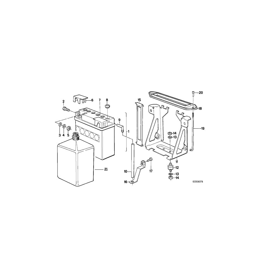 Genuine BMW 61211244432 Holder (Inc. R 65 RT)