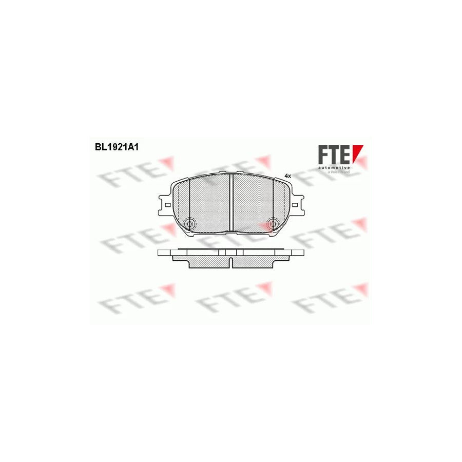 FTE Bl1921A1 Brake Pad Set