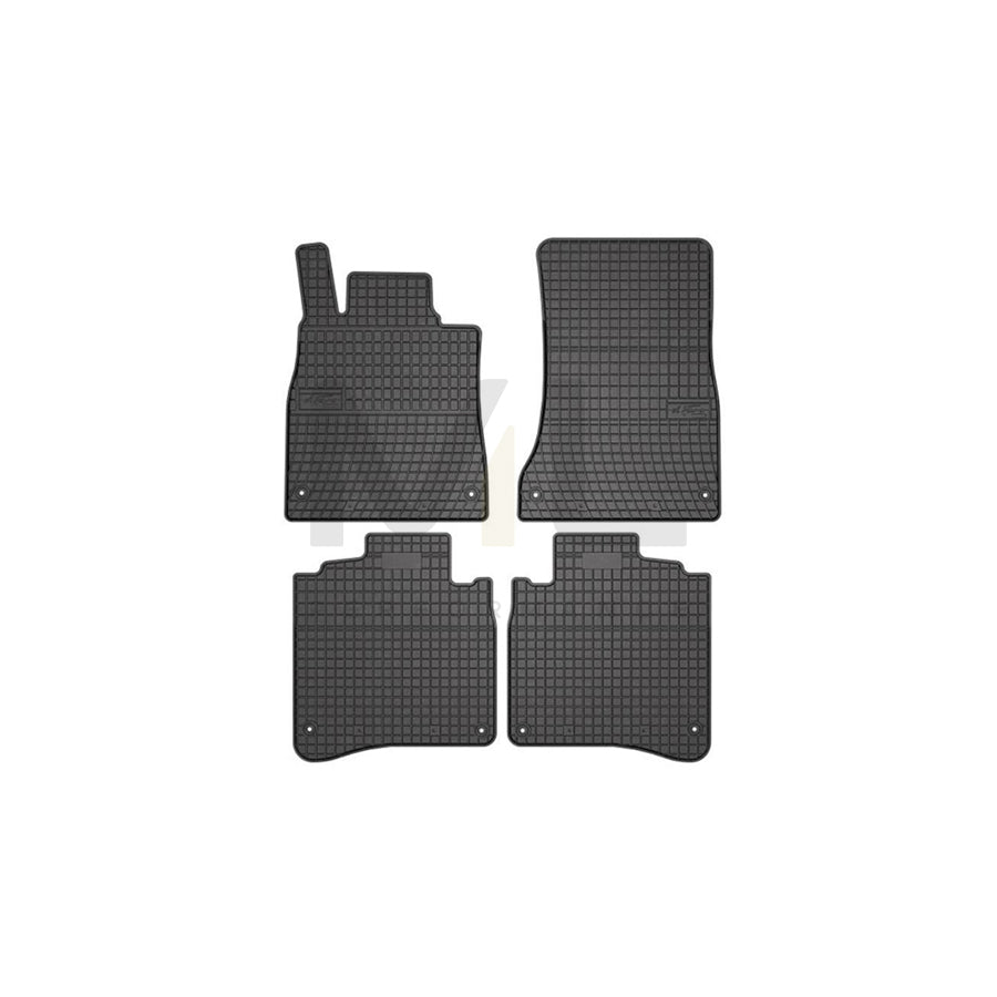 FROGUM Tailored 410527 Floor mat set suitable for MERCEDES-BENZ S-Class Saloon (W222, V222, X222) Elastomer, Front and Rear, Quantity: 4, Black, (LHD)