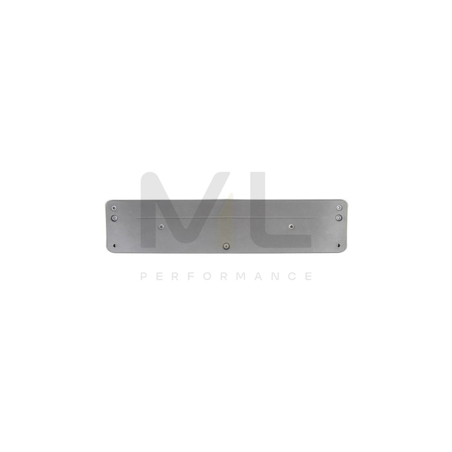BLIC 6509-01-3528920P Number plate holder suitable for MERCEDES-BENZ E-Class Front, Black, frameless