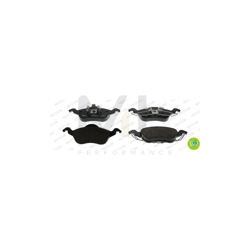 Ferodo Premier Eco Friction FDB1318 Brake Pad Set for Ford Focus Not Prepared for Wear Indicator, With Piston Clip, Without Accessories