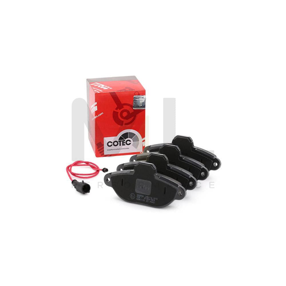 TRW Cotec Gdb1115 Brake Pad Set Incl. Wear Warning Contact