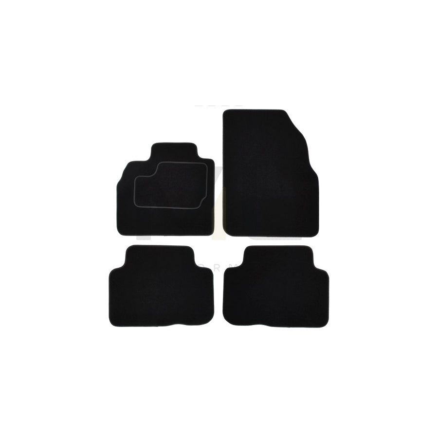 MAMMOOTH A041 RNT405 PRM 01 Floor mat set for RENAULT Grand Scテゥnic II (JM) Textile, Front and Rear, Quantity: 4, Black