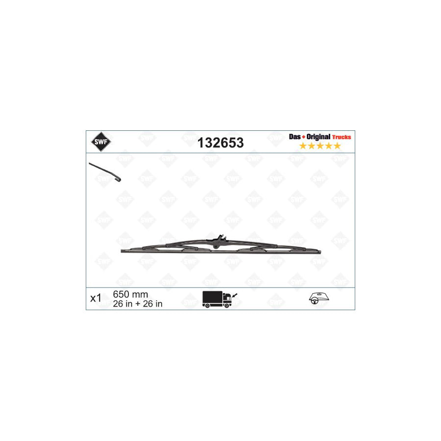 Swf 132653 Original Trucks Wiper Blade