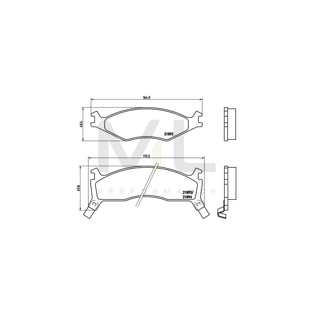 brembo-p-30-006-brake-pad-set-for-kia-sportage-i-k00-ja-with-acoustic-wear-warning