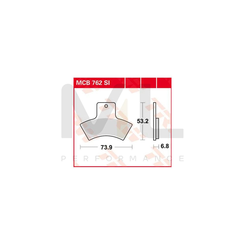 TRW Sinter Offroad Mcb762Si Brake Pad Set