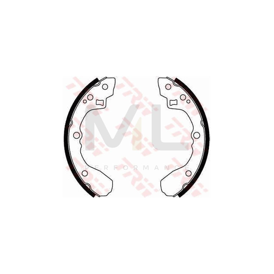 TRW GS8205 Brake Shoe Set for MAZDA 626