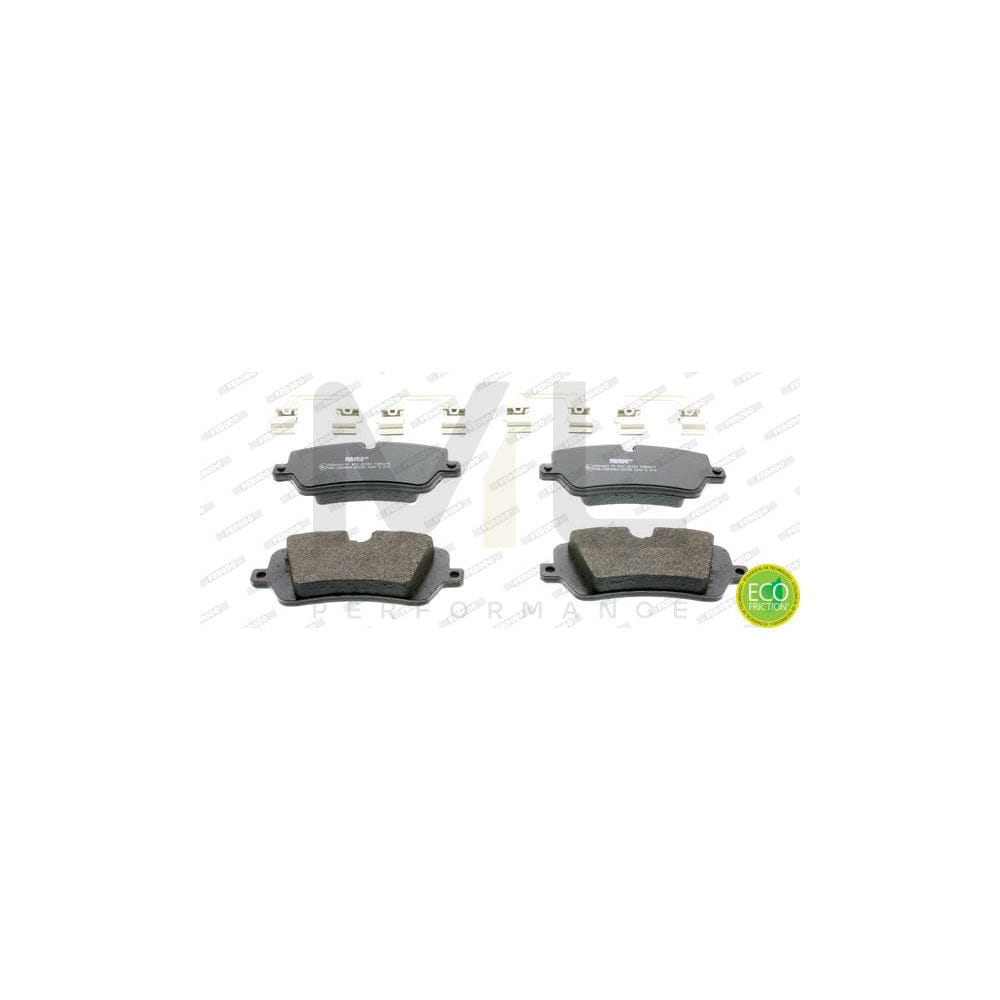 Ferodo FDB4678 Brake Pad Set Premier Eco Friction, Prepared for Wear Indicator, With Accessories