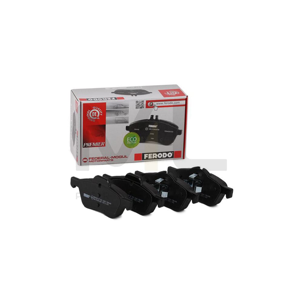 Ferodo Premier Eco Friction FDB1499 Brake Pad Set Prepared for Wear Indicator, With Piston Clip, Without Accessories