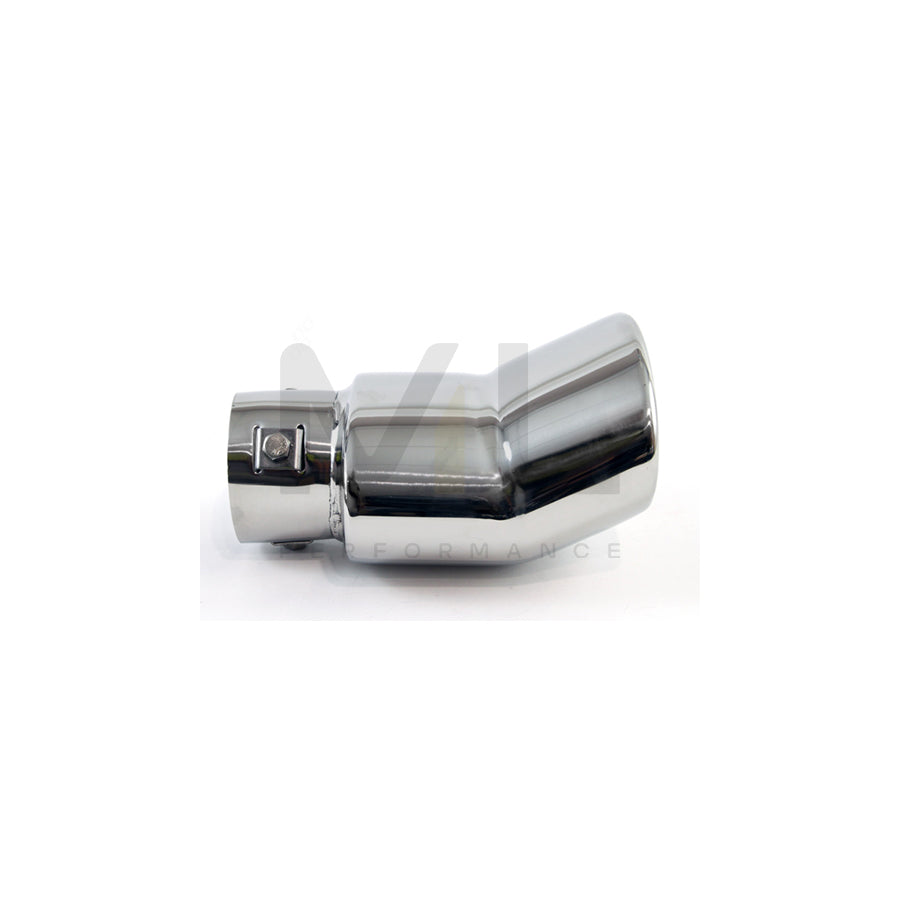 AMiO MT 005 01305 Exhaust tip 87 mm, Bent, Stainless Steel, 146mm, 65mm