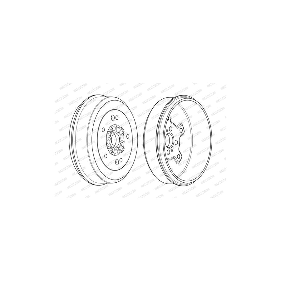 Ferodo FSL558 Brake Pad Set Fuse+ Technology, Not Prepared for Wear Indicator