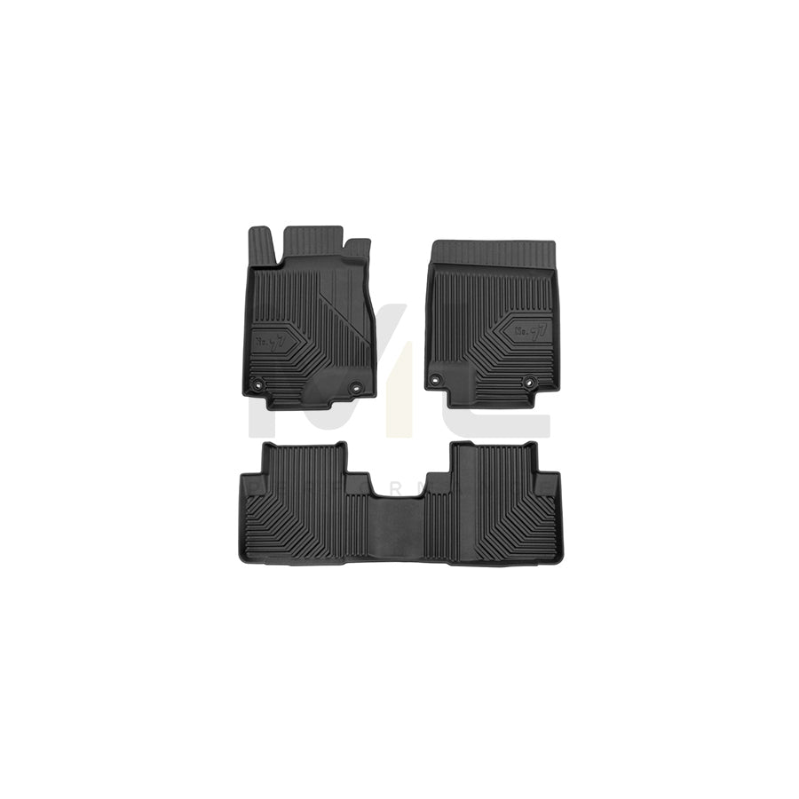 FROGUM Tailored, No.77 77425477 Floor mat set for HONDA CR-V IV (RM) Elastomer, Front and Rear, Quantity: 4, Black, (LHD)