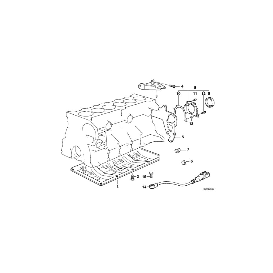 Genuine BMW 11131403769 E36 Oil Deflector (Inc. M3)