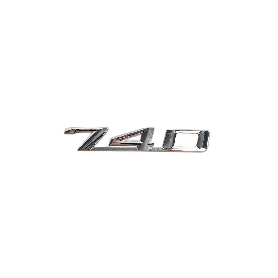 Genuine BMW 51148139836 E32 E38 Emblem Adhered Rear "740" (Inc. 740i, 740d & 740iL)