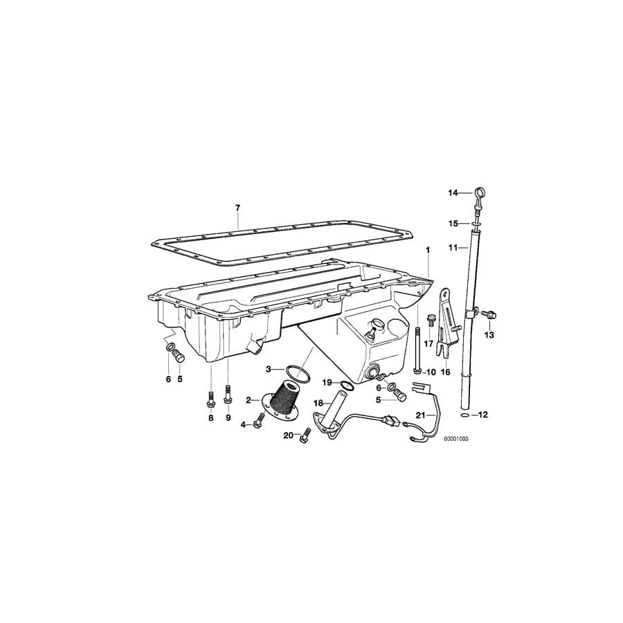 Genuine BMW 11131404657 E36 Cover (Inc. M3 & Z3 M)