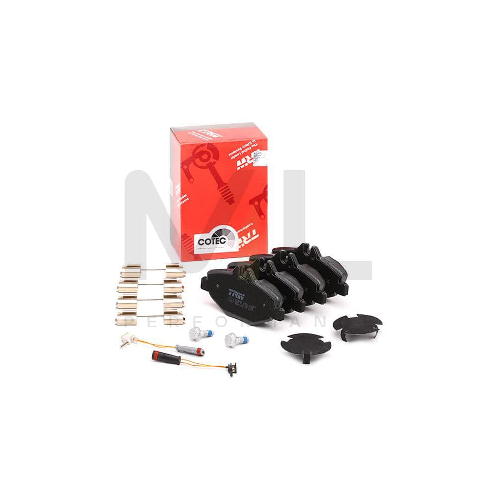 TRW Cotec Gdb1542 Brake Pad Set Suitable For Mercedes-Benz E-Class Incl. Wear Warning Contact, With Brake Caliper Screws, With Accessories