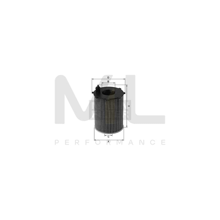 MANN-FILTER HU 718/8 x Oil Filter Filter Insert