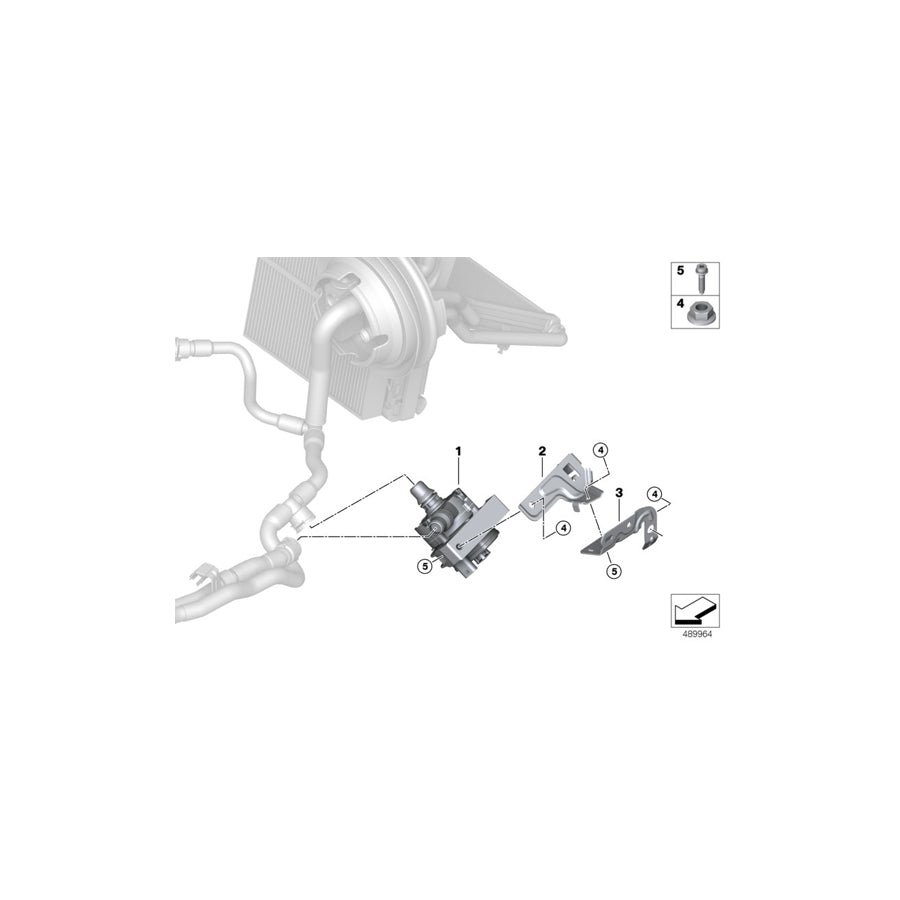 Genuine BMW 11518670866 F56 Holder (Inc. Cooper S, Cooper S ALL4 & 228iX)