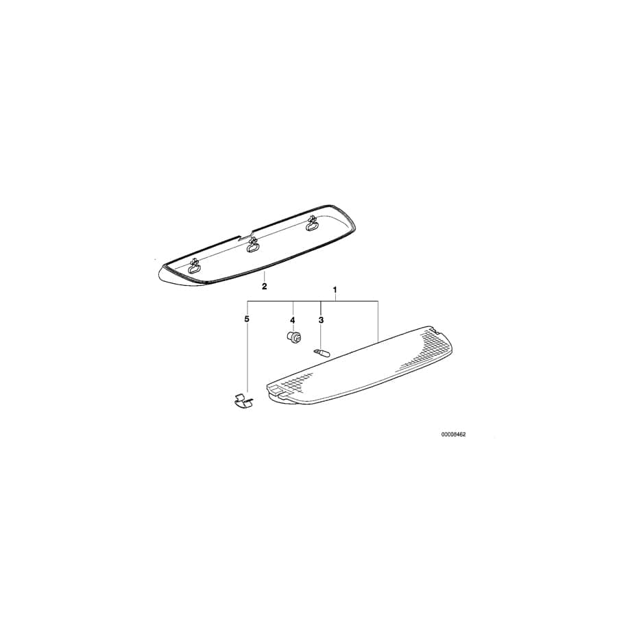 Genuine BMW 63258371410 E36 Clamp (Inc. 316i 1.9, 316i 1.6 & 316g)