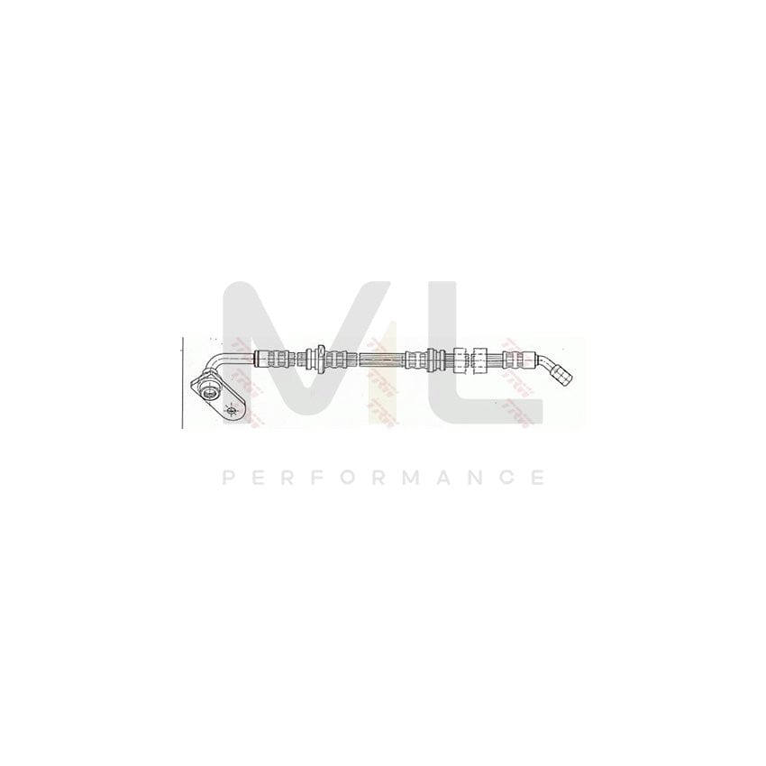 TRW PHD458 Brake Hose 755mm, M10x1