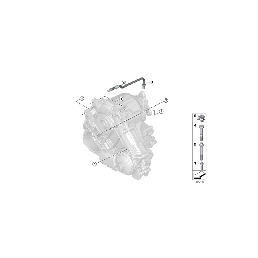 Genuine BMW 27107998173 G12 Vent Pipe ALPINA (Inc. ALPINA B7)