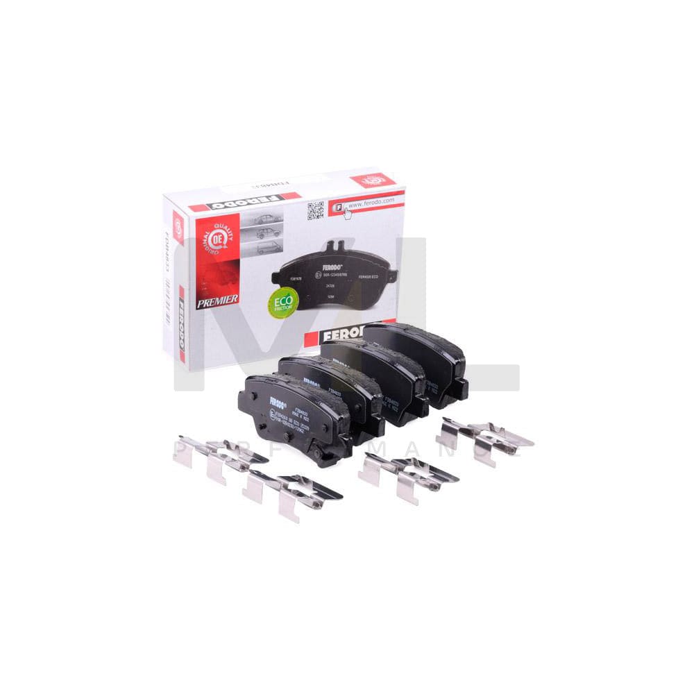 Ferodo FDB4833 Brake Pad Set Premier, With Acoustic Wear Warning, With Accessories