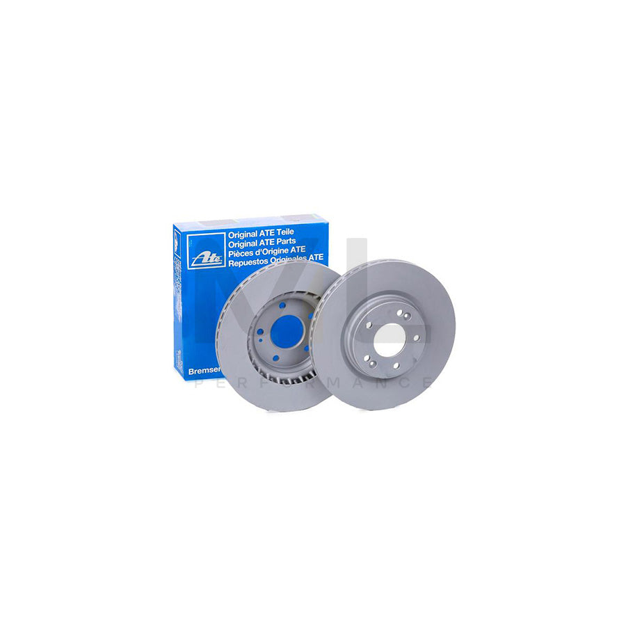 ATE 24.0125-0215.1 Brake Disc Vented, Coated, Alloyed / High-carbon - 1 piece