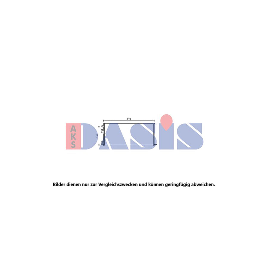 AKS Dasis 152055N Air Conditioning Condenser