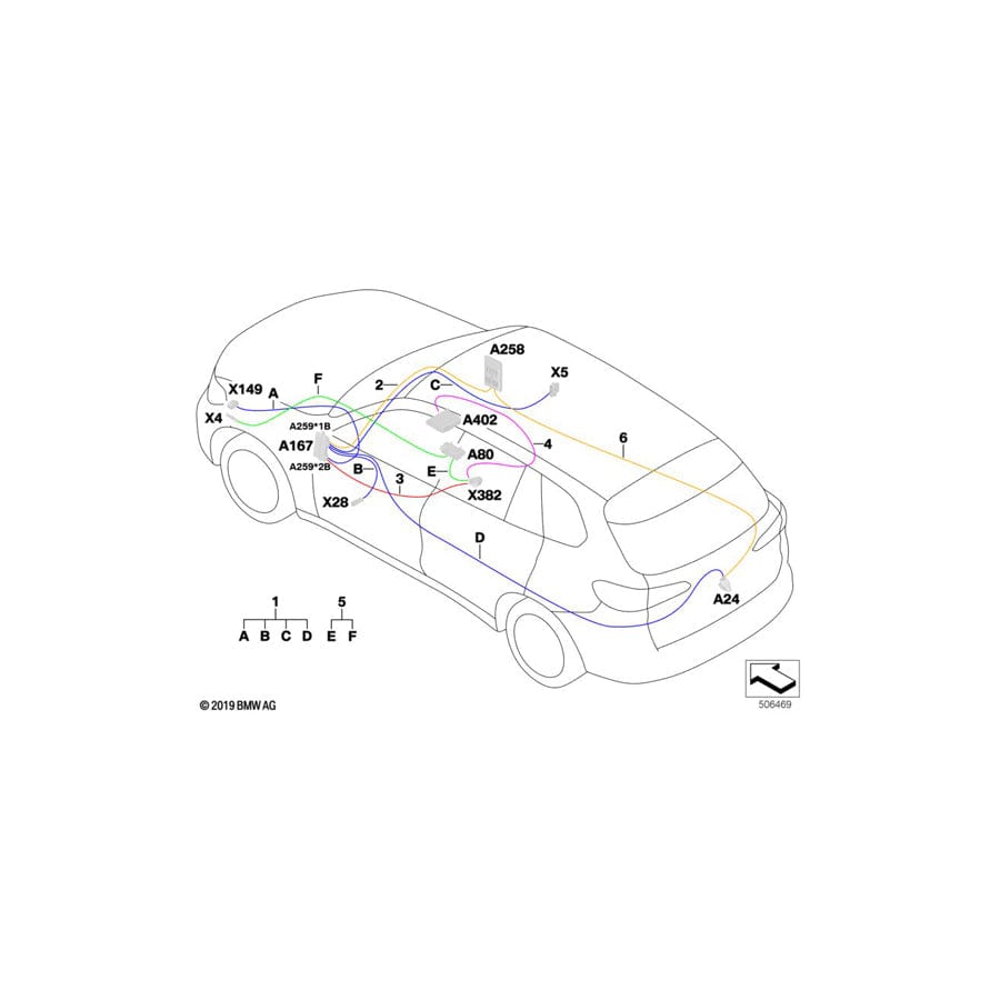 Genuine BMW 61118715449 G05 Rep. Module For Night Vision Camera (Inc. X5)