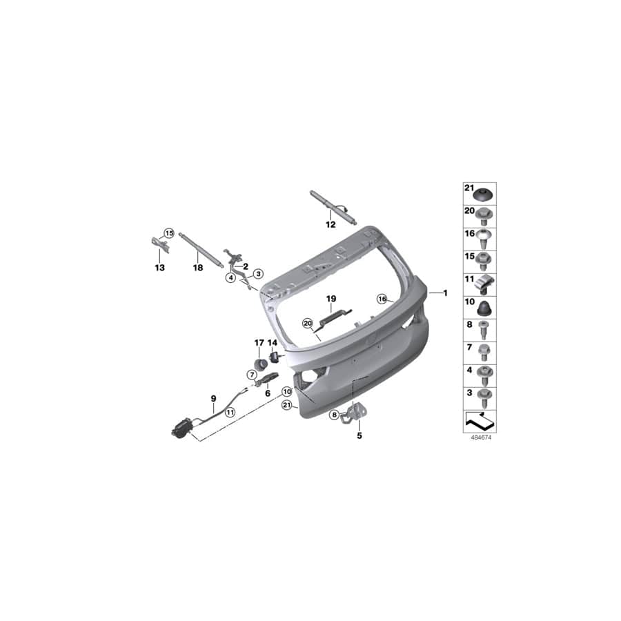 Genuine BMW 51247416450 Travel Stop (Inc. X3)
