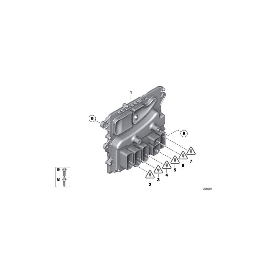 Genuine BMW 12527578493 E84 E91 F12 Covering Cap Right (Inc. X5 40iX, X6 35iX & X3 35iX)