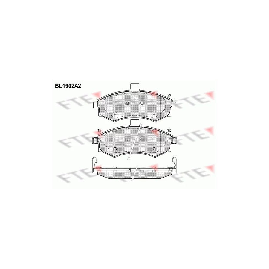 FTE 9010491 Brake Pad Set