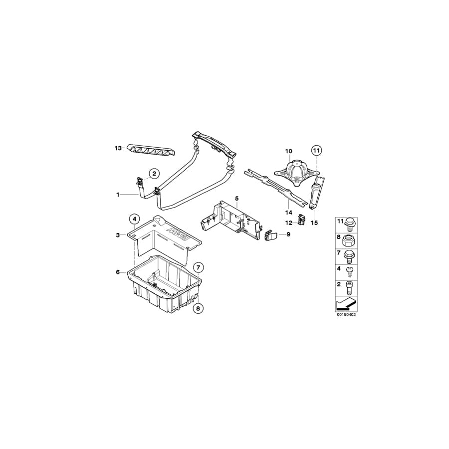 Genuine BMW 51718408906 E53 Rail (Inc. X5)