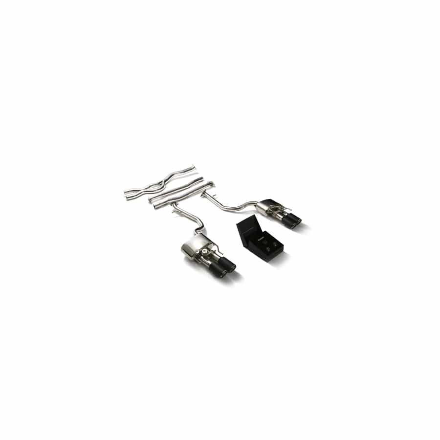 Armytrix LXIS3-QC11 Valvetronic Exhaust System Lexus IS200T | IS300 2.0T I4 2015+ with Quad Carbon Fiber 3.5"