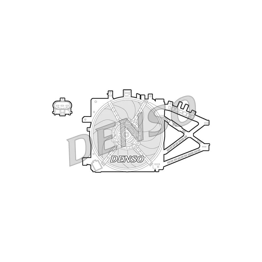 DENSO DER20014 Fan, Radiator