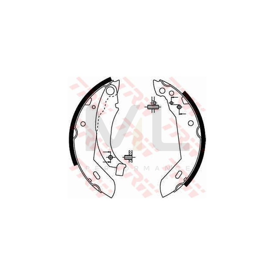 TRW GS8158 Brake Shoe Set