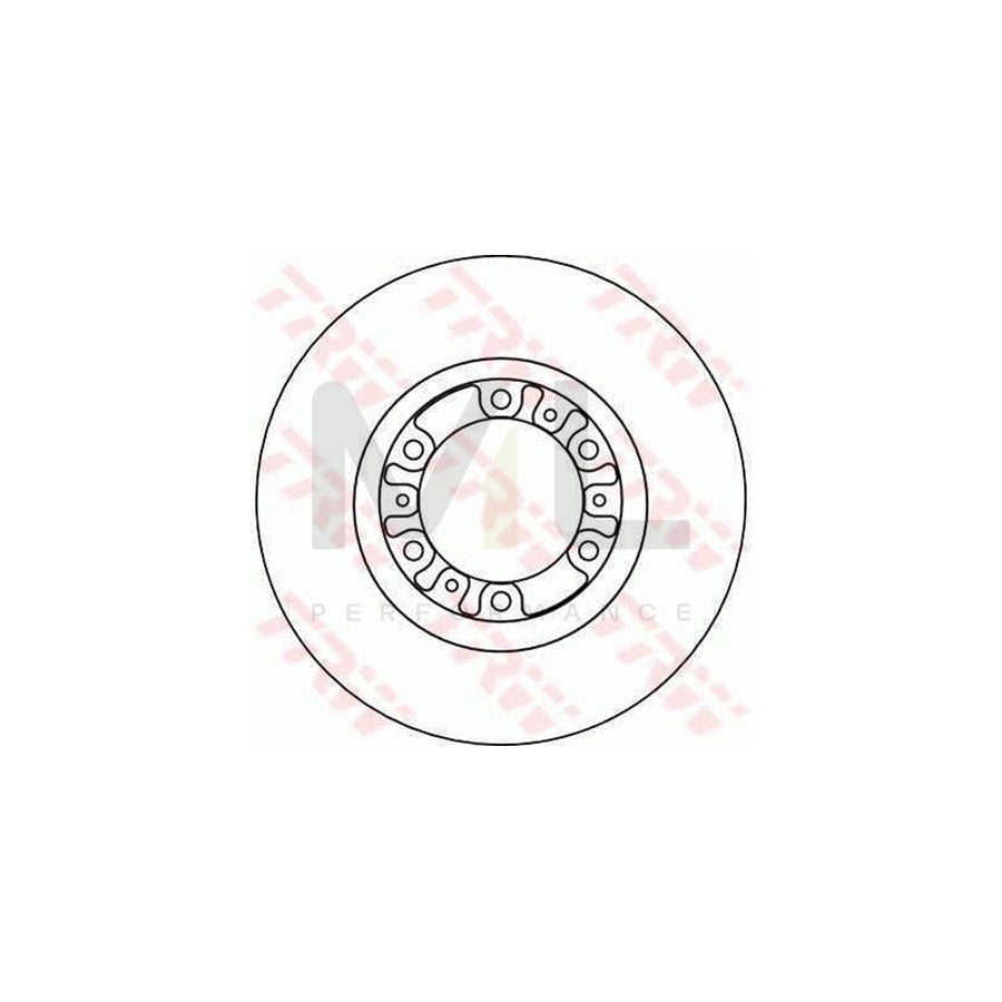 TRW DF4118 Brake Disc for MITSUBISHI L 400 Vented - 1 piece