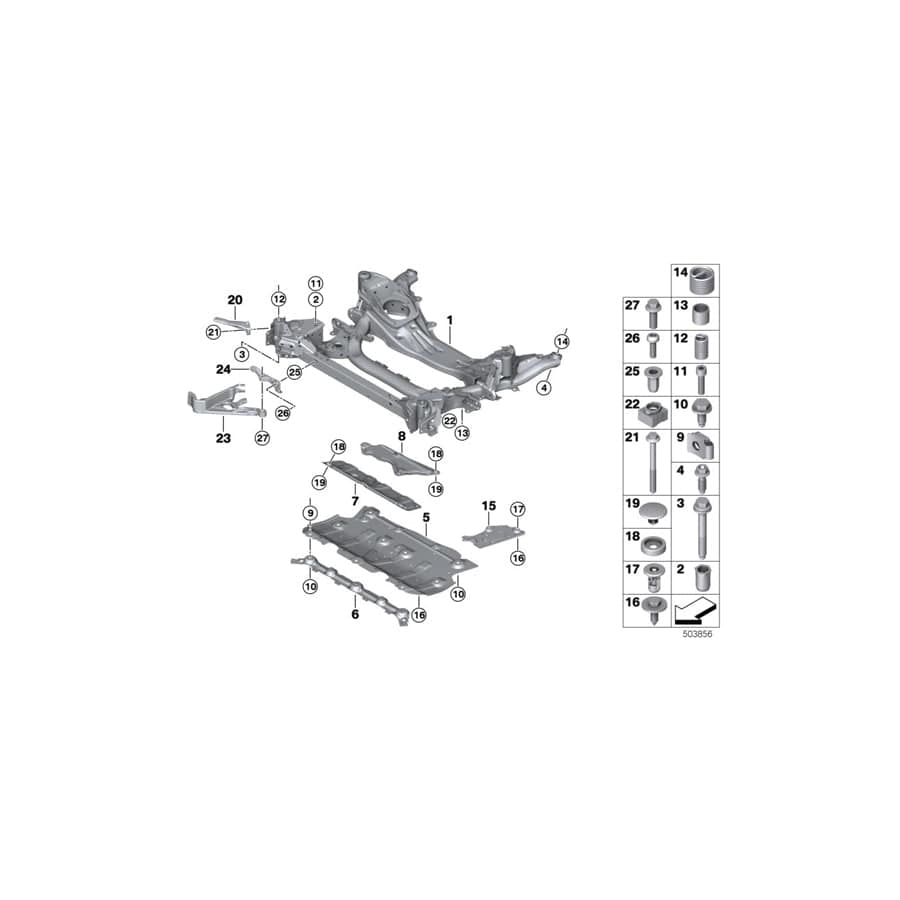 Genuine BMW 31106886194 G20 G21 Covering Cap Right (Inc. 330iX, 320iX & 320dX)