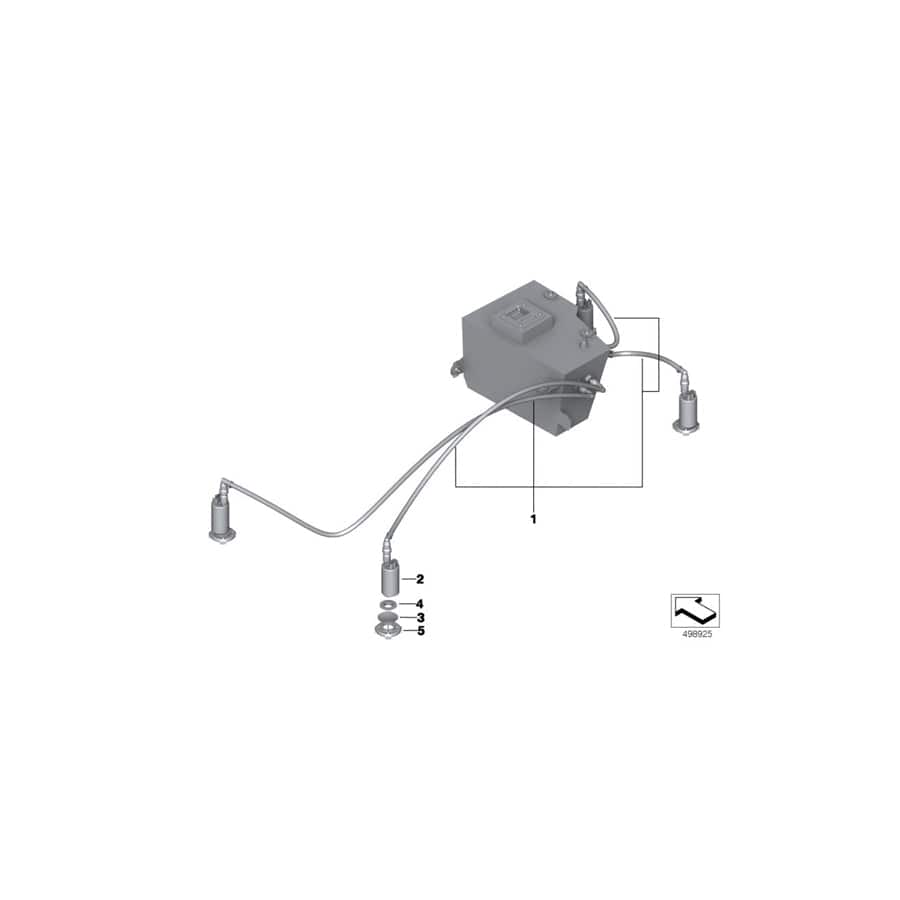 Genuine BMW 16008420122 Fuel Pipes Set INTANK TRANSFER (Inc. M6 GT3)