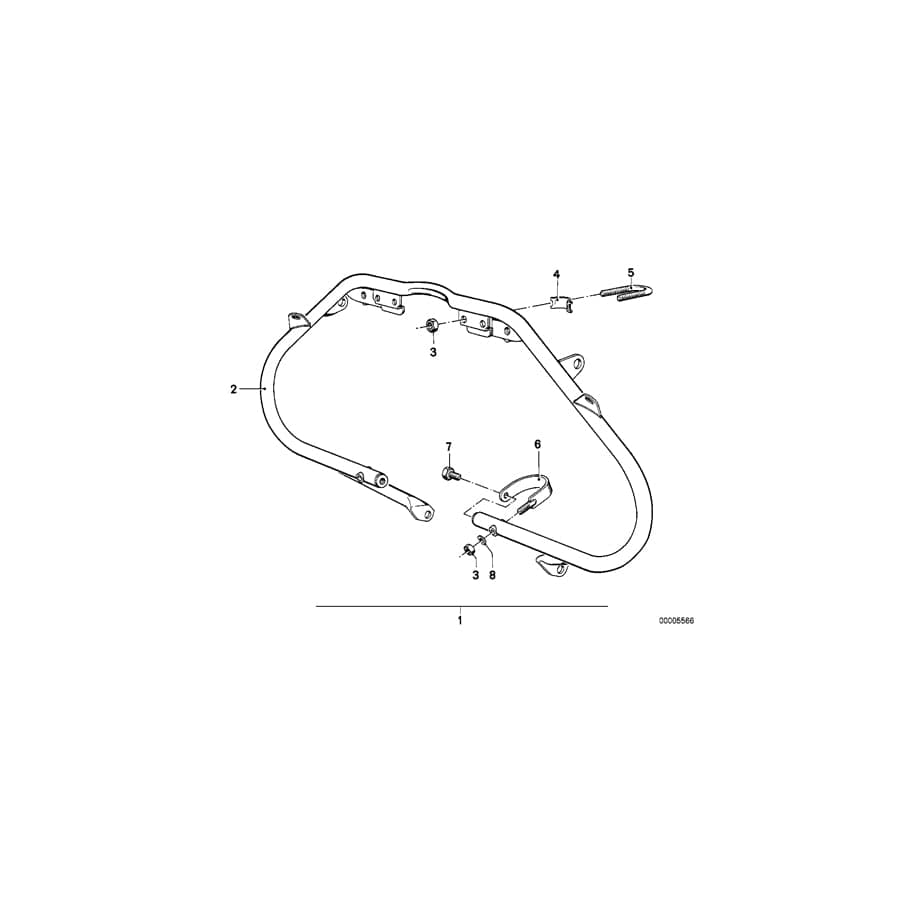 Genuine BMW 46711230833 Base (Inc. R75/6, R60/6 & R75/5)