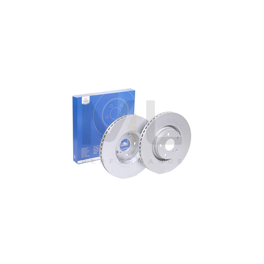 ATE 24.0126-0160.1 Brake Disc Vented, Coated - 1 piece