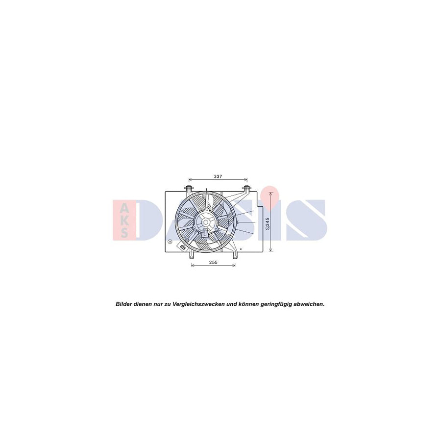 AKS Dasis 098138N Fan, Radiator