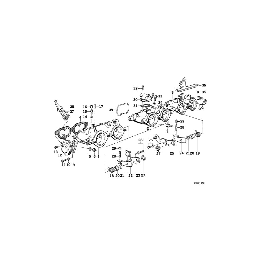 Genuine BMW 13541315081 E28 E24 Gasket Asbestos Free (Inc. M5)