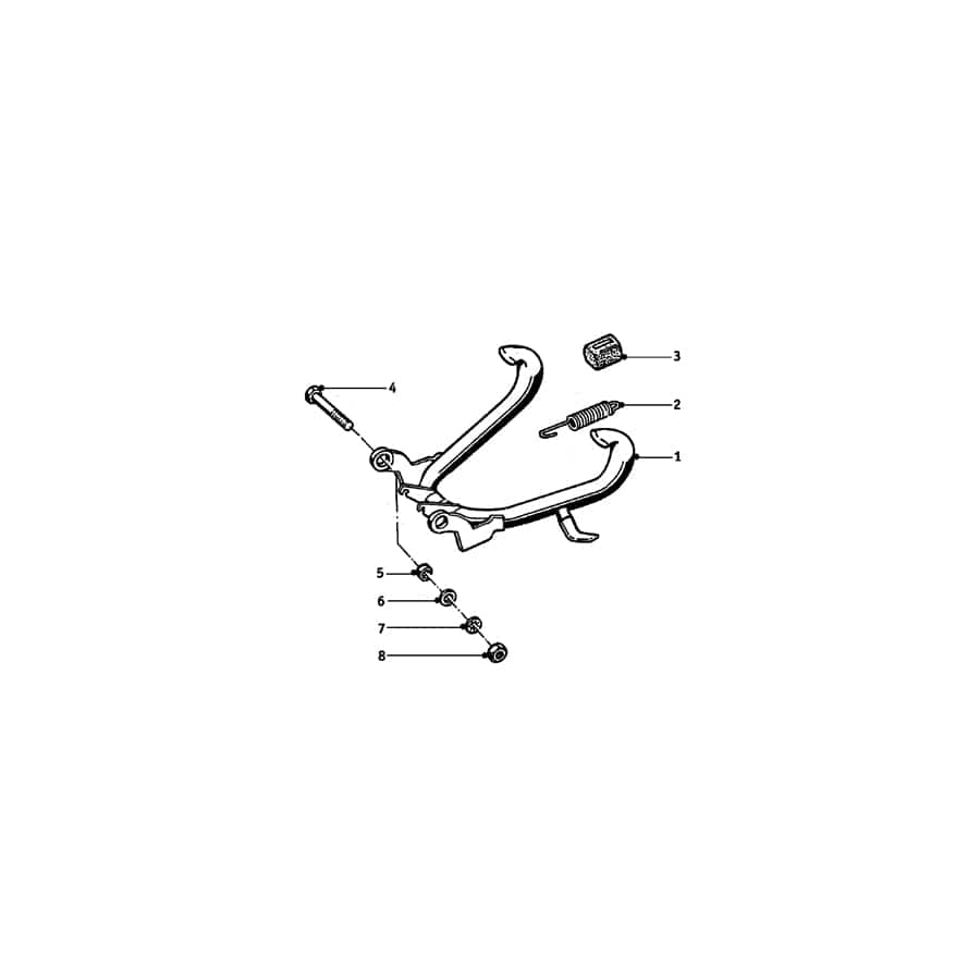 Genuine BMW 46524028118 Tension Spring (Inc. R26, R27 & R25/3)