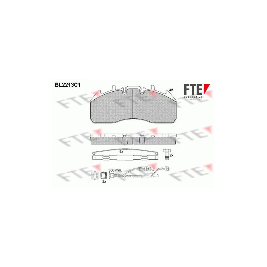 FTE 9500073 Brake Pad Set