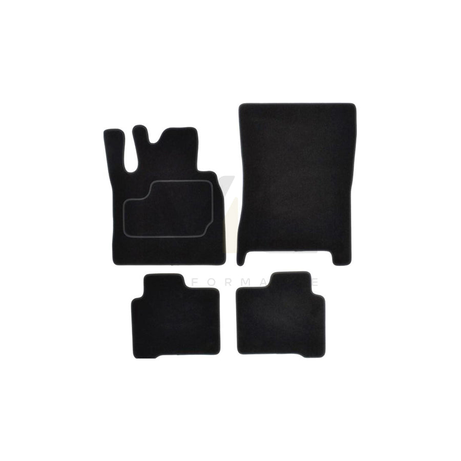 MAMMOOTH Tailored A041 MER210 PRM 01 Floor mat set suitable for MERCEDES-BENZ G-Class Textile, Front and Rear, Quantity: 4, Black