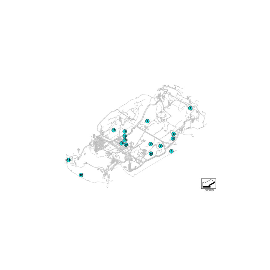 Genuine BMW 61130078159 F40 Contact Bushing Mqs Ela With Cable 0,75-1,5 MM² SN (Inc. 120dX, 116d & M135iX)