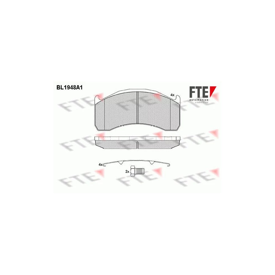 FTE Bl1948A1 Brake Pad Set