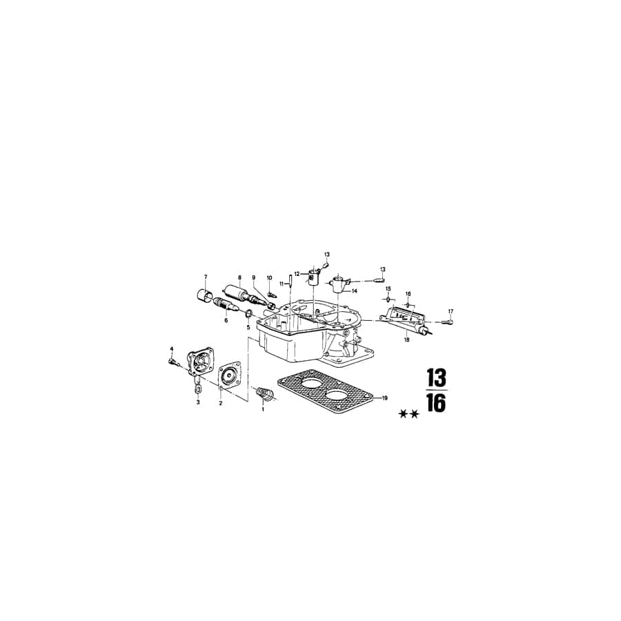 Genuine BMW 13111265510 E26 E12 E28 Cap BLAU (Inc. 525)